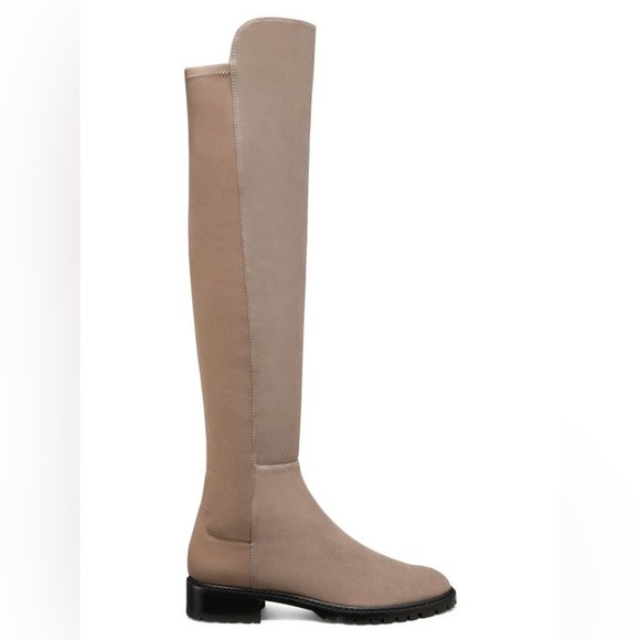 Stuart Weitzman tan City II 5050 boots - Picture 1 of 7